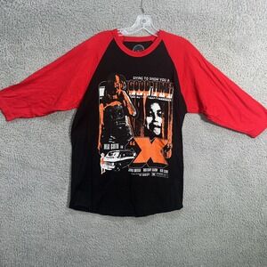 Studio House Ti West T Shirt Men Sz M Raglan Mia Goth Jenna Ortega "X"  Cudi Tee